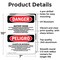 Signmission Battery Room Bilingual, 7 in W x Rectangle, Aluminum OS-2PACK-DS-A-710-VS-1843 - alternate 5